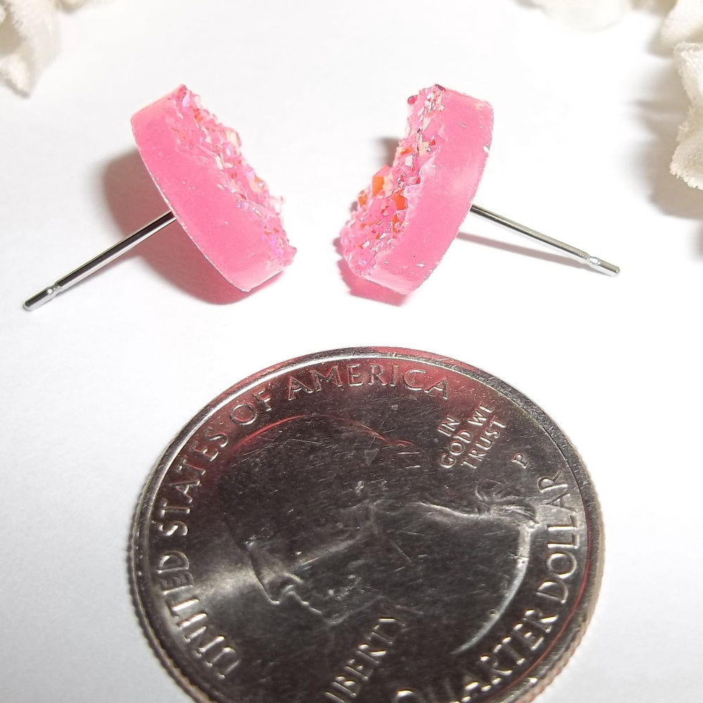 Pink Earring, Earring, Earring, Earring, Earring, Earring, Earring, Earring 3841 - Picture 6 of 9